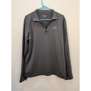 Paradox 1/4 Zip Activewear Base Layer Top size M Grey